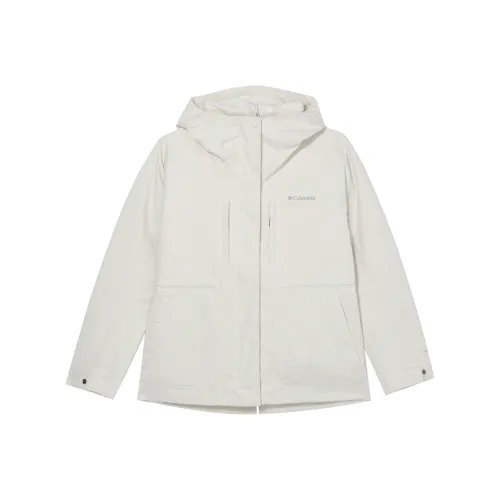 Columbia совместный бренд Omni Термо Водонепроницаемый Термический Теплоотражающий Ветровка Женские Экрю