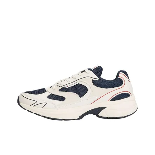 Tommy Hilfiger Противоскользящая Устойчивая к истиранию Низкий Топ Повседневная Обувь Мужская Бежевая Синяя