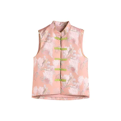 Hang Yi Court Жилет Женские Розовый