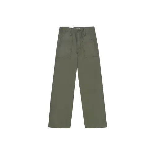 Levi's Повседневные брюки Женские Армейский зеленый