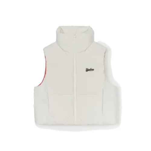 Mlb Base Logo New York Yankees Жилет Женские Кремовый Белый