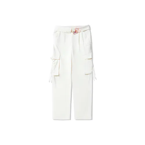 Лайнер x LOL Повседневные Брюки Женские Экрю