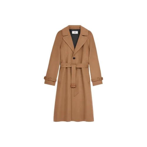 CELINE SS25 Пальто Женское Цвет Ириски