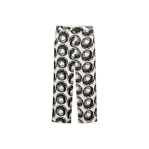 ZARA Белые Женские Повседневные Брюки
