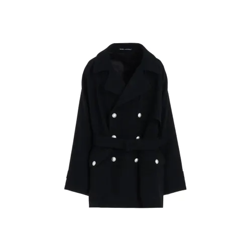 Yohji Yamamoto FW24 Тренчкот Женский Черный