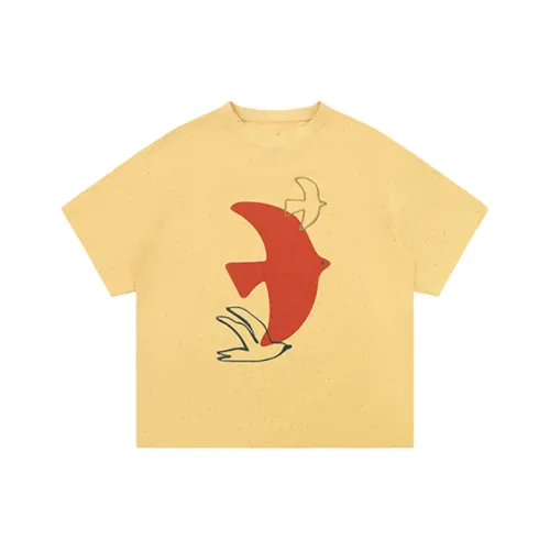 Meanalot Желтые Женские Футболки