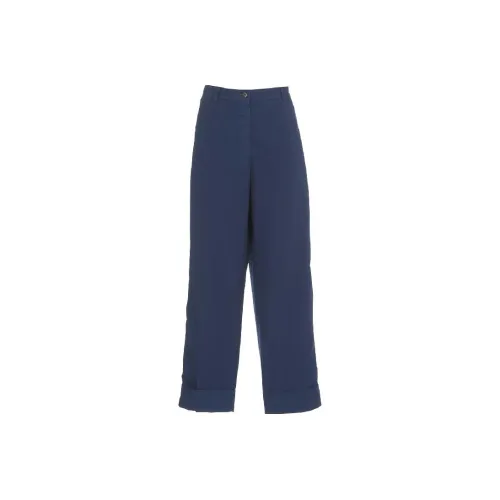 DRIES VAN NOTEN Синие Женские Повседневные Брюки
