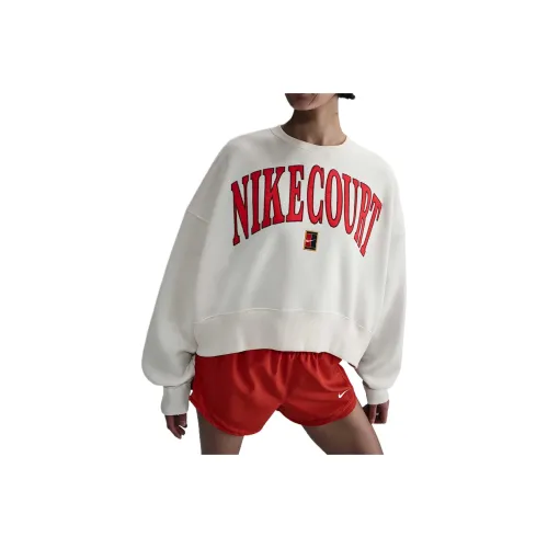 nike CourtTennis Толстовка Женская Светлый Айвори Белый