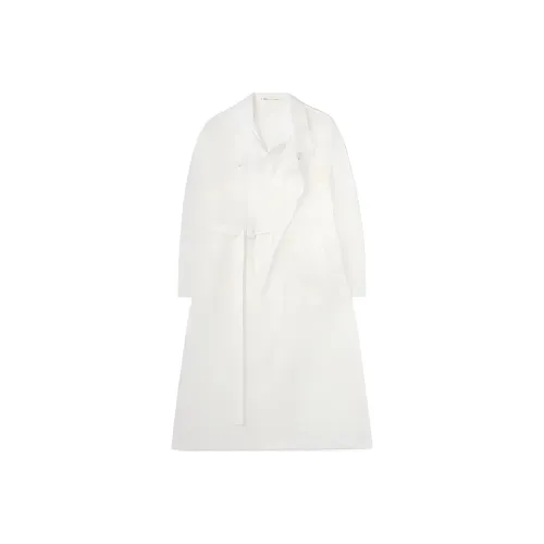 Yohji Yamamoto Белый Женский Тренч
