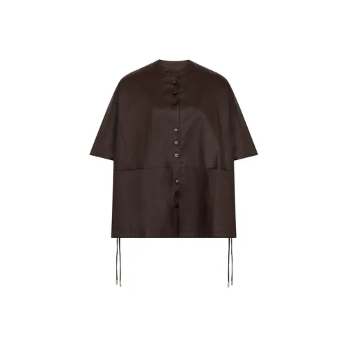 MEIYANG Красный кофе Женские кожаные куртки