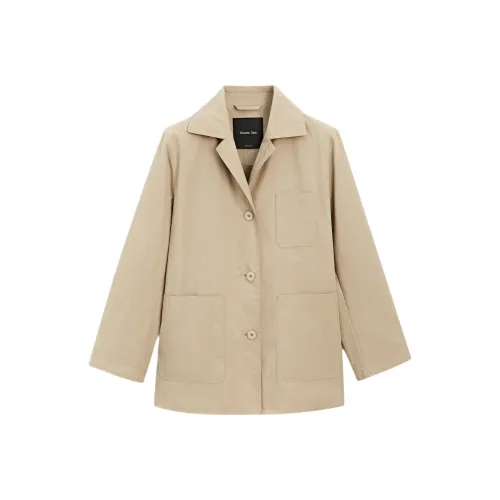 Massimo Dutti Тренчкот Женский Коричневый