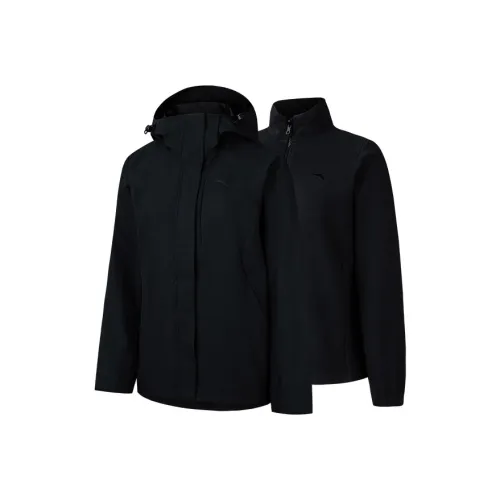 Anta Variety Тренировки Коллекция Водонепроницаемый и Ветрозащитный Ветровка Женская Базовая Черная