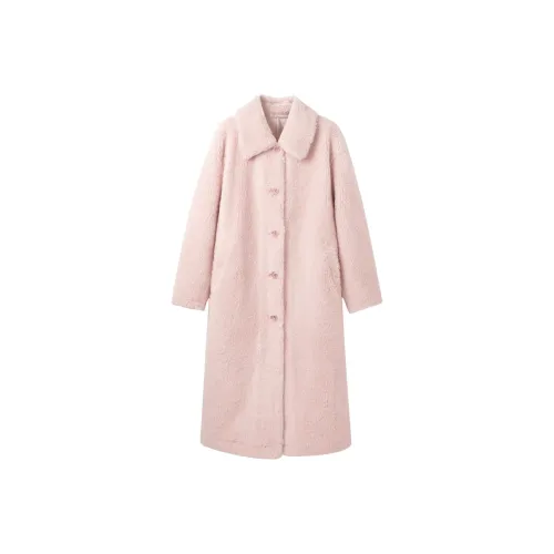 LEDIN Бархат Feel Куртка Женская Хлопковая Конфетно-Розовая