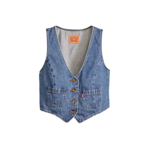 Levis Синие Женские Жилеты