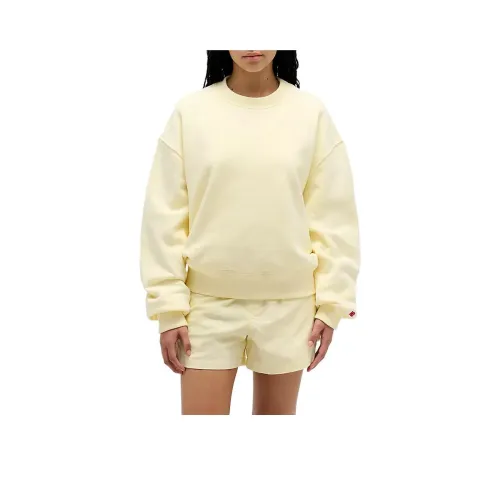 New Balance Свитшот SS25 Crewneck Свитшот Женский Желтый