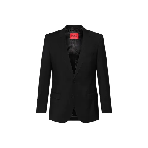 Hugo Boss Бизнес-костюм Пальто Мужской Черный