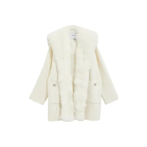 BEBE FW23 Velvet Feel Coat Women's