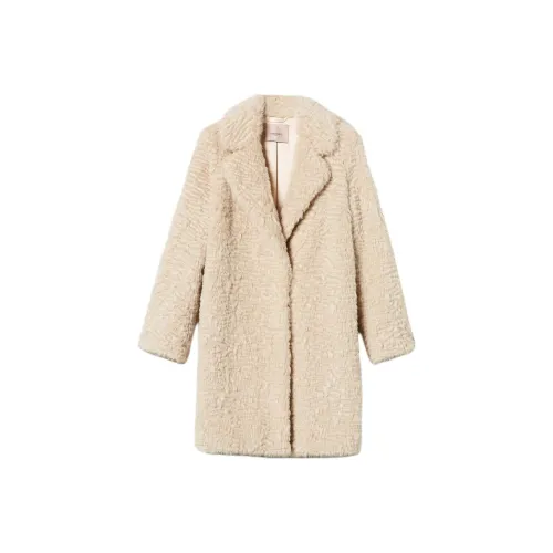 Twinset Сливочный Женские Бархатные Куртки