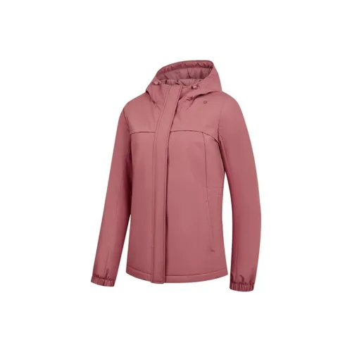 QIAODAN Женская серия тренировок Пуховик Ягодный Красный