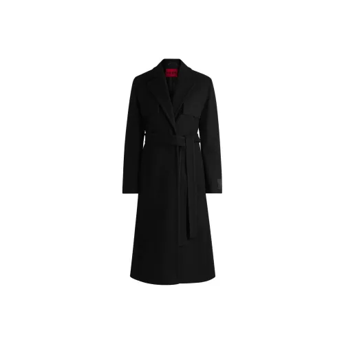 Hugo Boss FW24 Тренчкот Женский Черный