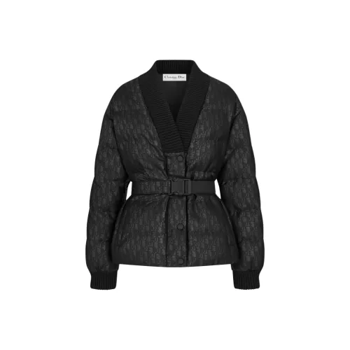 DIOR Dioralps Хлопковый пуховик женский черный