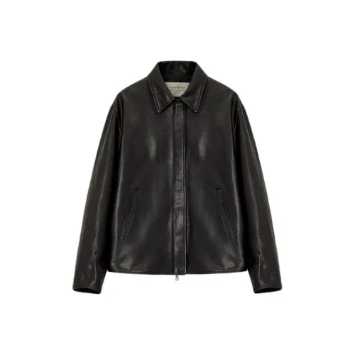 CARVEN FW24 Кожа Куртка Женская Черная