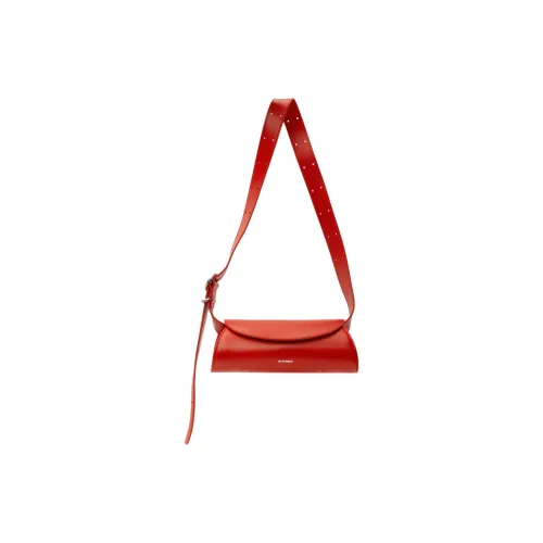 JIL SANDER Телячья кожа Сумка через плечо Женская Красная