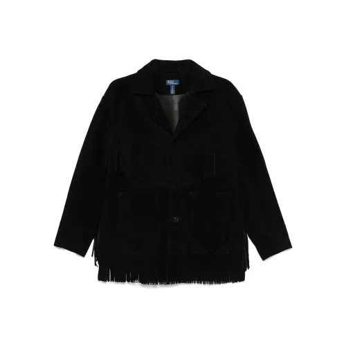 Polo Ralph Lauren FW24 Кожа Куртка Женская Черная