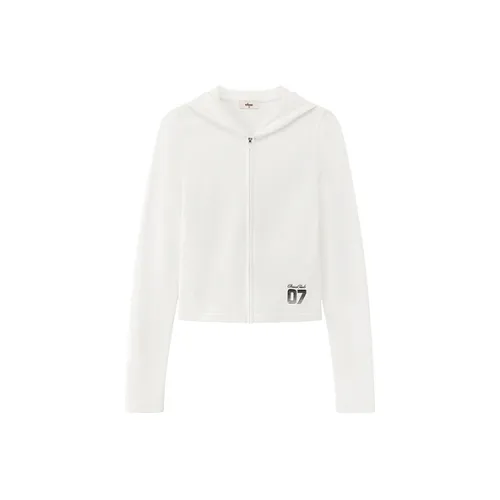 CHUU Cropped Jacket Women's White