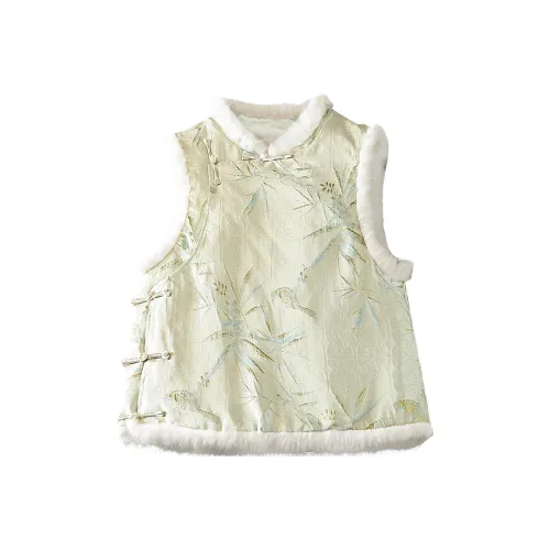 TOUCH Жилет Женские Желтый Зеленый Golden Бамбук