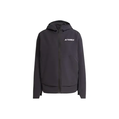 adidas outdoor Поход Городская жизнь Путешествие Коммутирование Ветрозащитный Ветровка Женские Черный