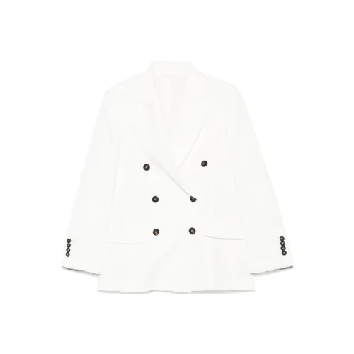 BRUNELLO CUCINELLI Бизнес-костюм Пальто Женское Белое