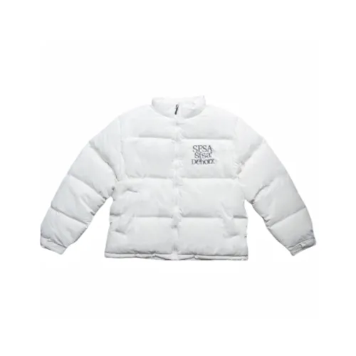 SFSAPABL Хлопковый пуховик Женская Белый