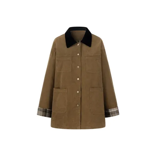 BIFH Cropped Coat Women's Coffee