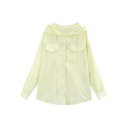 A paradise for awakening Укороченное пальто женское зеленое