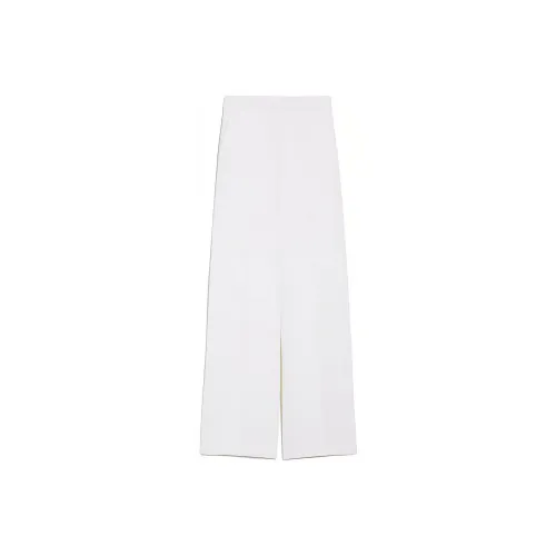 MaxMara Ercole Коллекция Cady Tuxedo Trousers Повседневные брюки Женские Белые