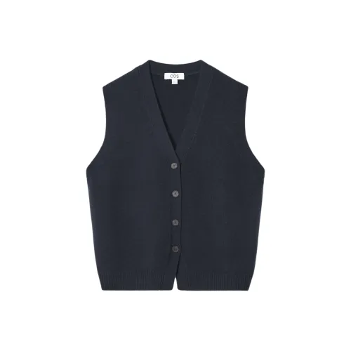COS Темно-синий Женские Жилеты