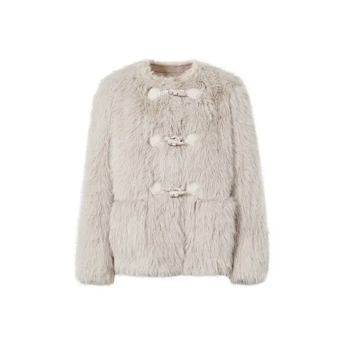 Hopeshow Мех Женский устрично-серый 057