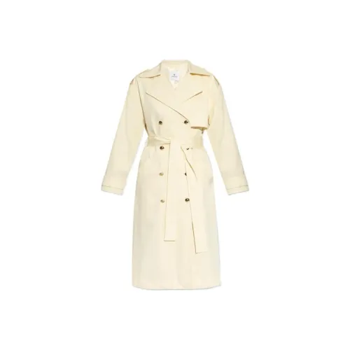 Anine Bing Тренчкот Женские Кремовый