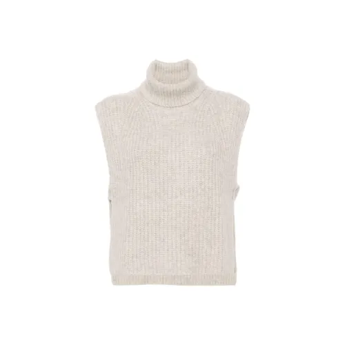 ISABEL MARANT ETOILE SS24 Жилет Женские Светлый Бежевый