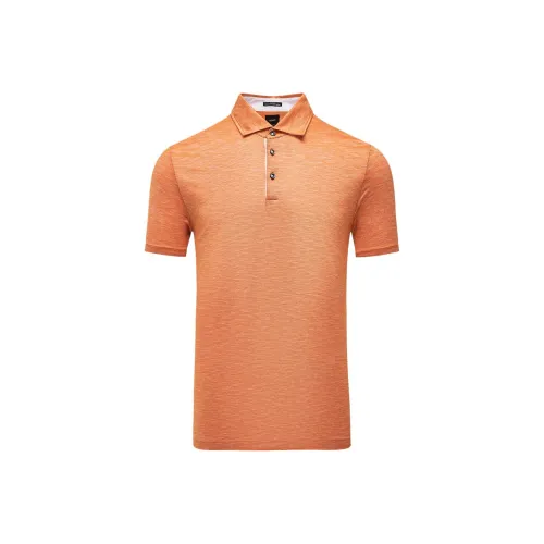 Hugo Boss Поло Мужское Темно-Оранжевое