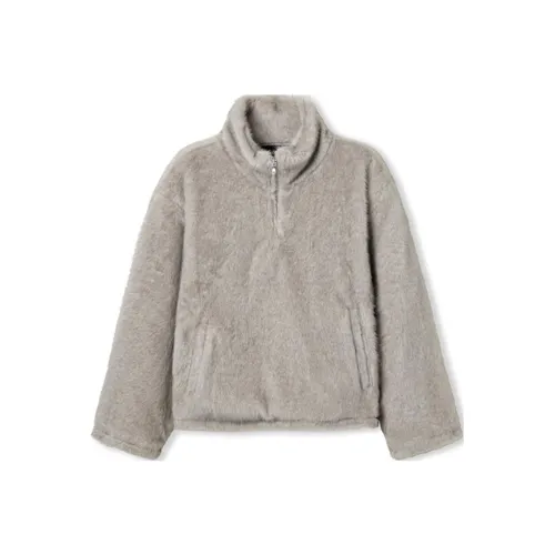 TOOOLAZY Вельвет Feel Пальто Унисекс Серый