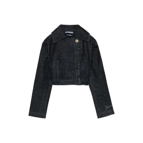 Jacquemus Denim Jacket Women's Indigo Джинсовая куртка Jacquemus женский индиго