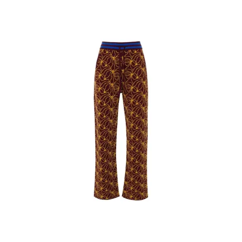 DRIES VAN NOTEN Фиолетовые брюки Eggplant цвет для женщин, повседневные