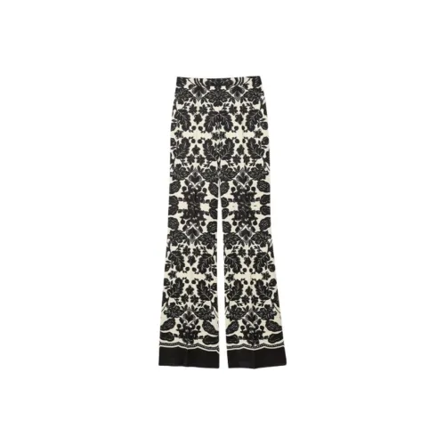 Sandro Повседневные брюки Женские Черный Белый