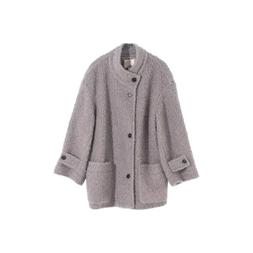 ZIMO Серый Женский Пальто