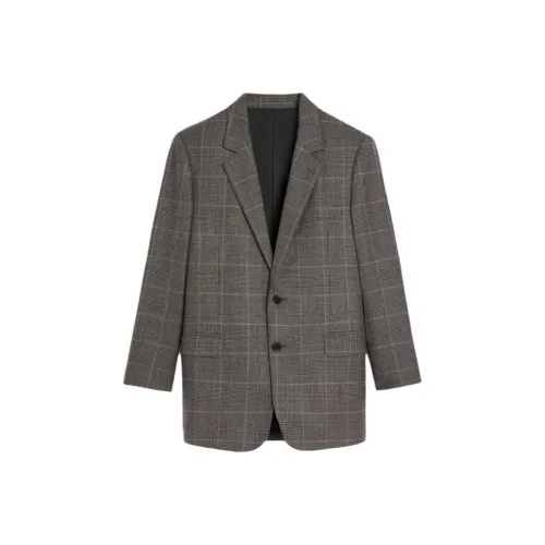 CELINE SS25 Бизнес-костюм Пальто Женское Ледяной Коричневый Серо-коричневый