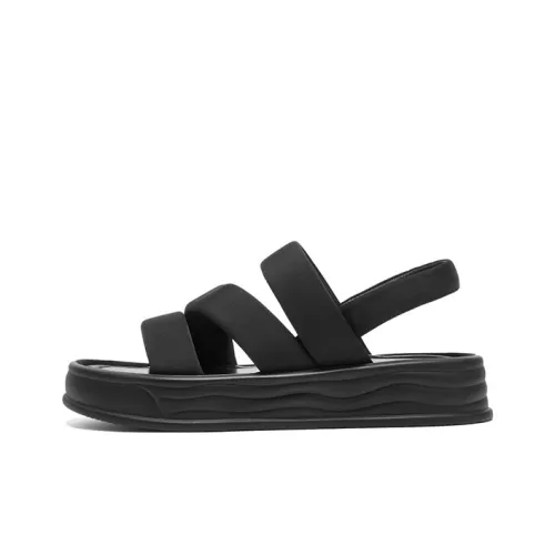 FIVE PLUS One Ремень Сандалии Женские Черный