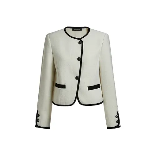 Rich Radi Q's Cropped Coat Women's Beige Apricot