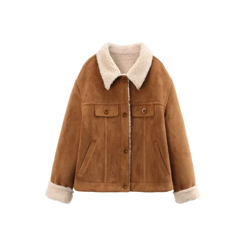 A paradise for awakening Мех Женские Кофе